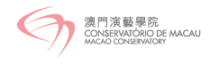 澳門演藝學院 logo