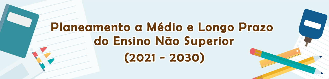 Planeamento a Médio e Longo Prazo do Ensino Não Superior (2021 - 2030) Planeamento a Médio e Longo Prazo do Ensino Não Superior (2021 - 2030)