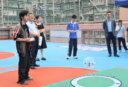 惠州市南山學校作品—無人機足球展