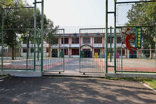 文昌中學校內的排球訓練基地