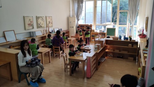我校同工入班进行蒙特梭利教育观察记录